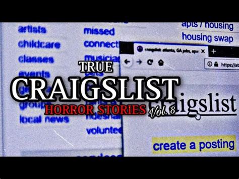 3 TRUE Disturbing Craigslist Horror Stories Vol 8 Scary Stories