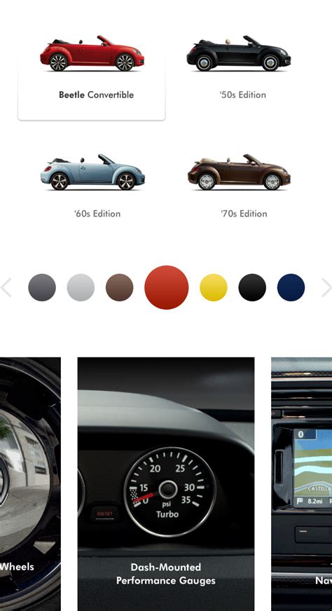 Volkswagen Website Redesign on Behance | Website redesign ...