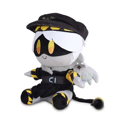 Uzi Doorman Plush Doll Murder Drones Stuffed Cartoon Anime Figure Black