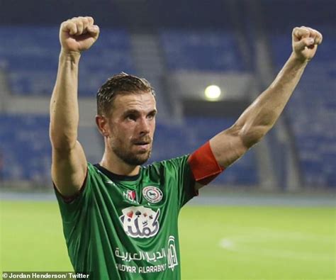 Al Ettifaq 3 1 Damak Jordan Henderson Stars For Steven Gerrards Side