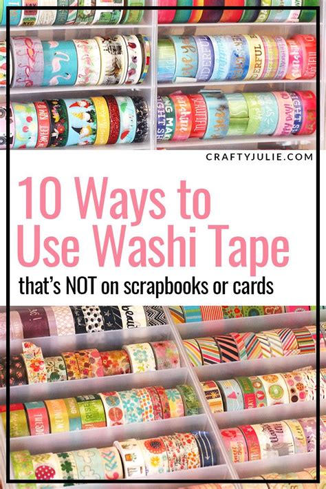 10 Ideas To Use Washi Tape That Isnt Scrapbooking Or Cards Diy