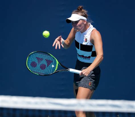 Marketa vondrousova lost to australia's ashleigh barty in the 2019 french open final. Marketa Vondrousova - Miami Open Tennis Tournament 03/22 ...