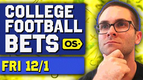 College Football Picks Week 14 Friday 121 Conference Championship