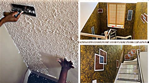 New Wall Punch Putty Texture Design On Interiorjotun Rustic Plaster