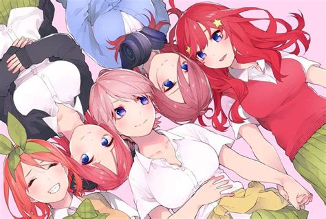 The Quintessential Quintuplets All The Girls Together Anime Anime Girl Hd Wallpaper