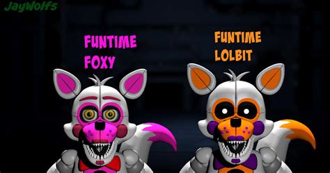 Funtime Foxy And Funtime Lolbit Blender By Jaywolfs On Deviantart