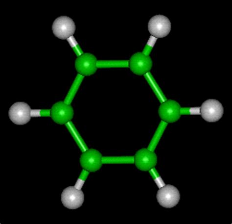 Because it contains only carbon and hydrogen atoms, benzene is classed as a hydrocarbon. The Benzene Molecule