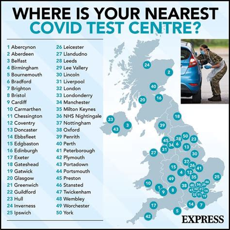 Additional testing sites may be available in your area. Covid test centre near me - map shows the closest place to ...