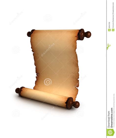 Paper Antique Scroll Stock Photo - Image: 8064790