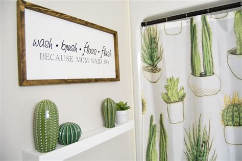 20 Cactus Bathroom Decor Pimphomee