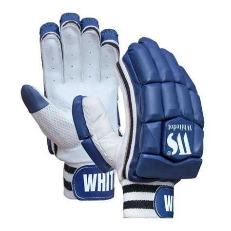 Strap Faux Leather Whitedot Capital White Cricket Batting Gloves Size Medium At Rs 600pair In