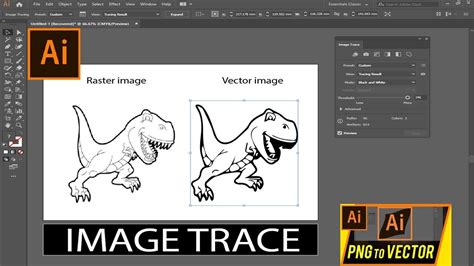 How We Convert Raster Image Into Vector Image In Illustrator TECHSOFTPK