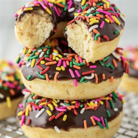 Baked Chocolate Frosted Donuts Recipe Chisel And Fork