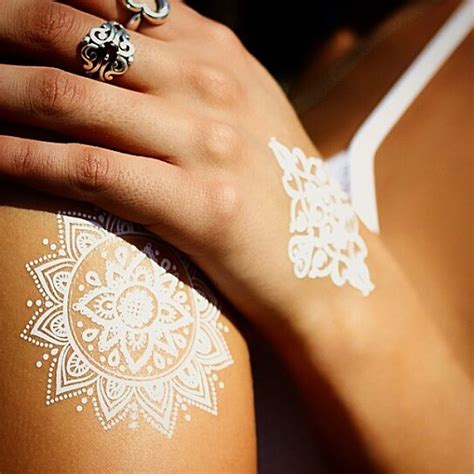 Maybe you would like to learn more about one of these? Stunning White Henna-Inspired Tattoos That Look Like ...