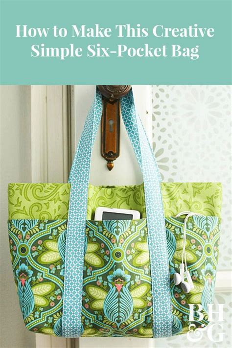 Make Your Own Simple Six Pocket Bag Sewing Tutorials Trendy Sewing