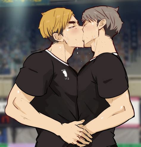 Rule 34 Atsumu Miya Brothers Brothers Kissing Clothed Gay Haikyuu Incest Kisscember2022
