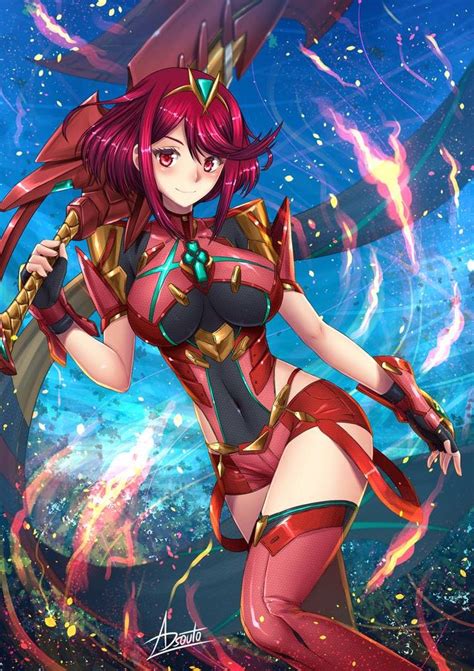 Pyra Xenoblade Chronicles 2 Battlesuit By Adsouto On Deviantart