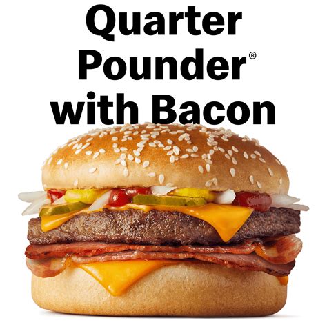 Quarter Pounder With Bacon Mcdonald S Australia