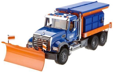 Bruder Toys Mack Granite Winter Service With Snow Plow By Bruder Snow
