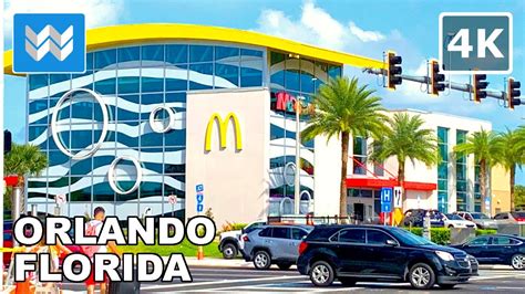 4k Inside The Worlds Largest Mcdonalds In Orlando Florida Walking