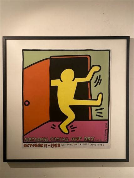 Keith Haring National Coming Out Day 1988 Mutualart