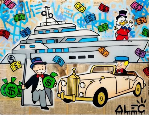 Alec Monopoly Monopoly Yacht Rolls Eden Fine Art Gallery Fondo De