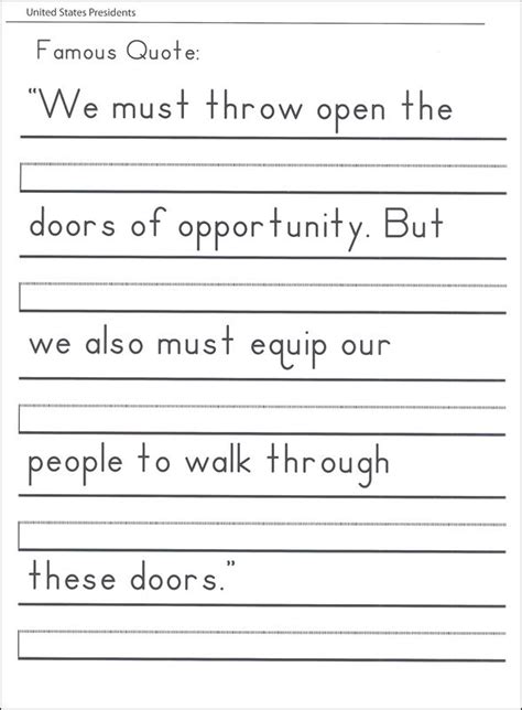 Handwriting Practice Sheets 2nd Grade