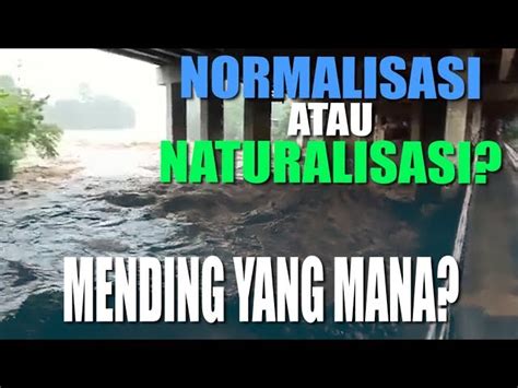 Video Normalisasi Atau Naturalisasi Sungai Efektif Mana Genpi Co