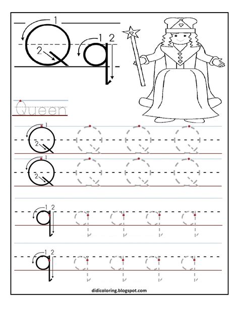 If there are any alphabet printables you would like to see added to this page, please let. Free printable worksheet letter Q for your child to learn ...
