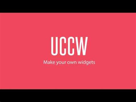 Uccw Ultimate Custom Widget Apps No Google Play