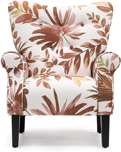 Buy Yoleny Mid Century Wingback Arm Chairmodern Upholstered Fabric