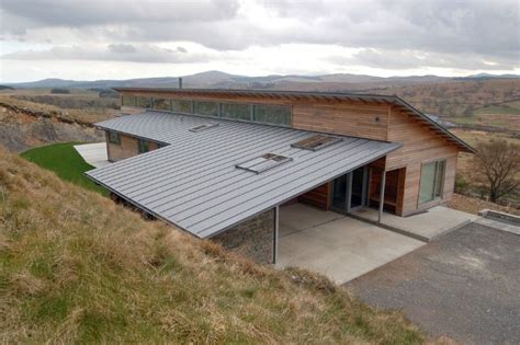 The Houl A Sleek Net Zero Carbon Long House In Scotland Architect