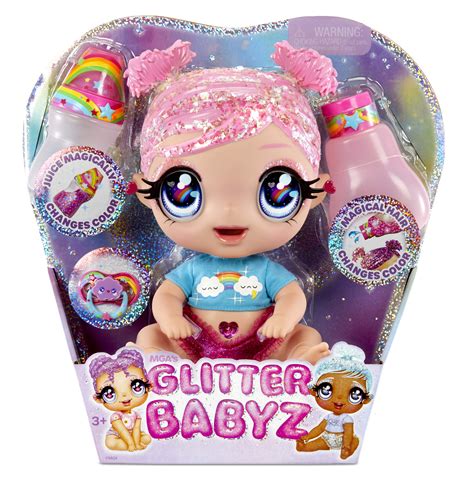 Glittle Babyz Dreamia Stardust Baby Doll With 3 Magical Color Changes