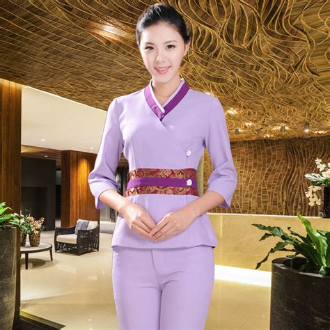 10sets Free Ship Technicalness Service Work Wear Thai Overalls Spa
