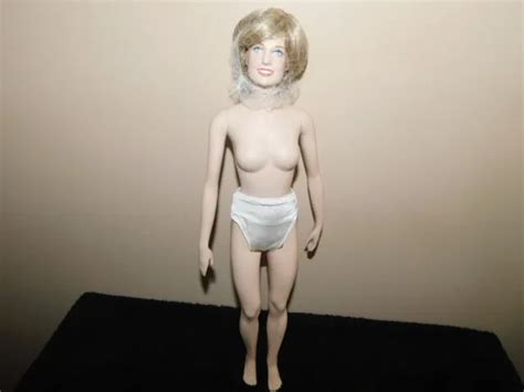 Franklin Mint Princess Diana Vinyl Nude Doll Fhd Inch W Stains Both