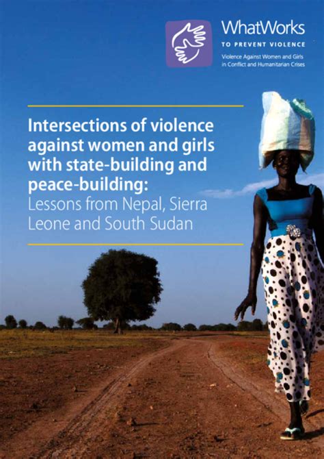 intersections of violence against women and girls with state building and peace building