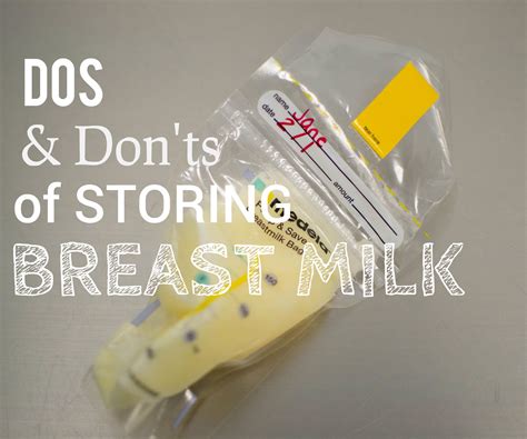 The Best Way To Store Breast Milk In A Storage Bag