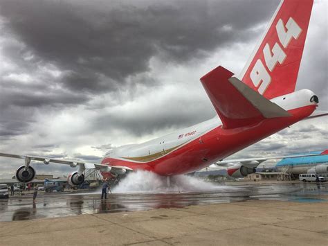Ground Test For The 747 Supertanker Fire Aviation