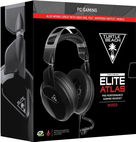 Best Buy Turtle Beach Elite Atlas Wired Stereo Gaming Headset For Pc