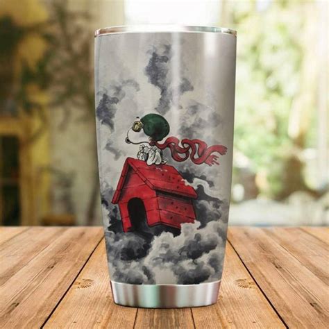 Snoopy Flying With Snp Tumbler Emprintstop