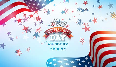 Th Of July Independence Day Of The USA Vector Illustration Fourth Of July American National