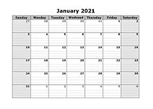 Download 2021 and 2022 calendars. Printable 2021 Blank Calendar Templates - CalendarLabs
