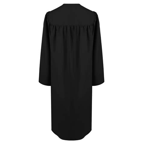 Matte Black Graduation Gownfaculty