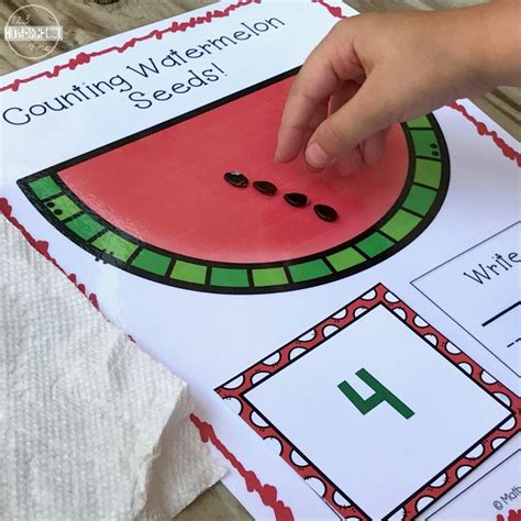 Free Watermelon Seeds Counting Set