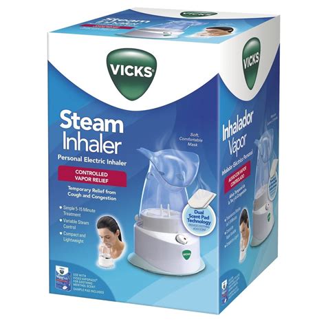 Vicks Personal Electric Steam Inhaler, V1200, Face Steamer or Inhaler