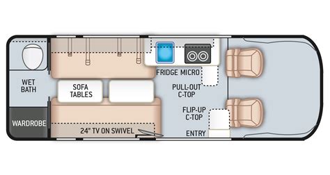 Pin By Susie Butler On Thor Sequence L Rv Rv Floor Plans Class B
