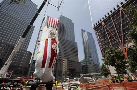 Fallen 911 Ladder Company 3 Fire Engine Returns To Ground Zero After