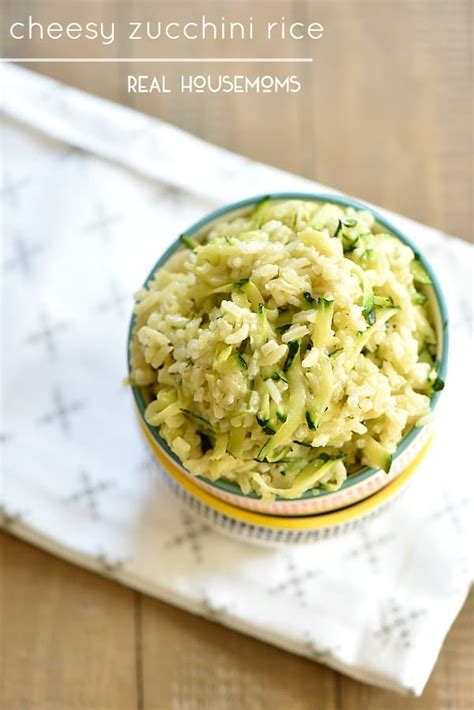 Cheesy Zucchini Rice ⋆ Real Housemoms