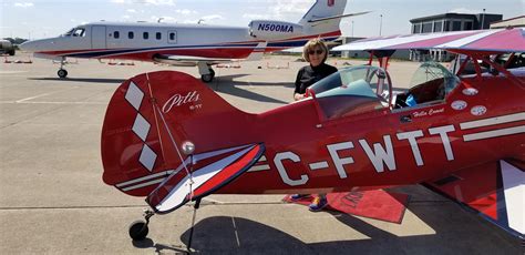 Ladieslovetaildraggers 1st Lady Taildragger Pilot Arrives For Llt