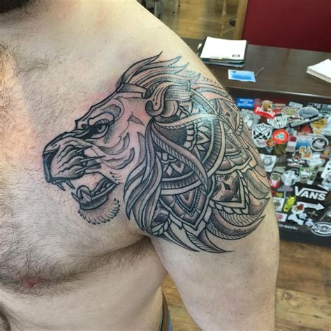 We did not find results for: Shoulder Dot Work Lion Tattoo For Men | Lion Tattoos On ...